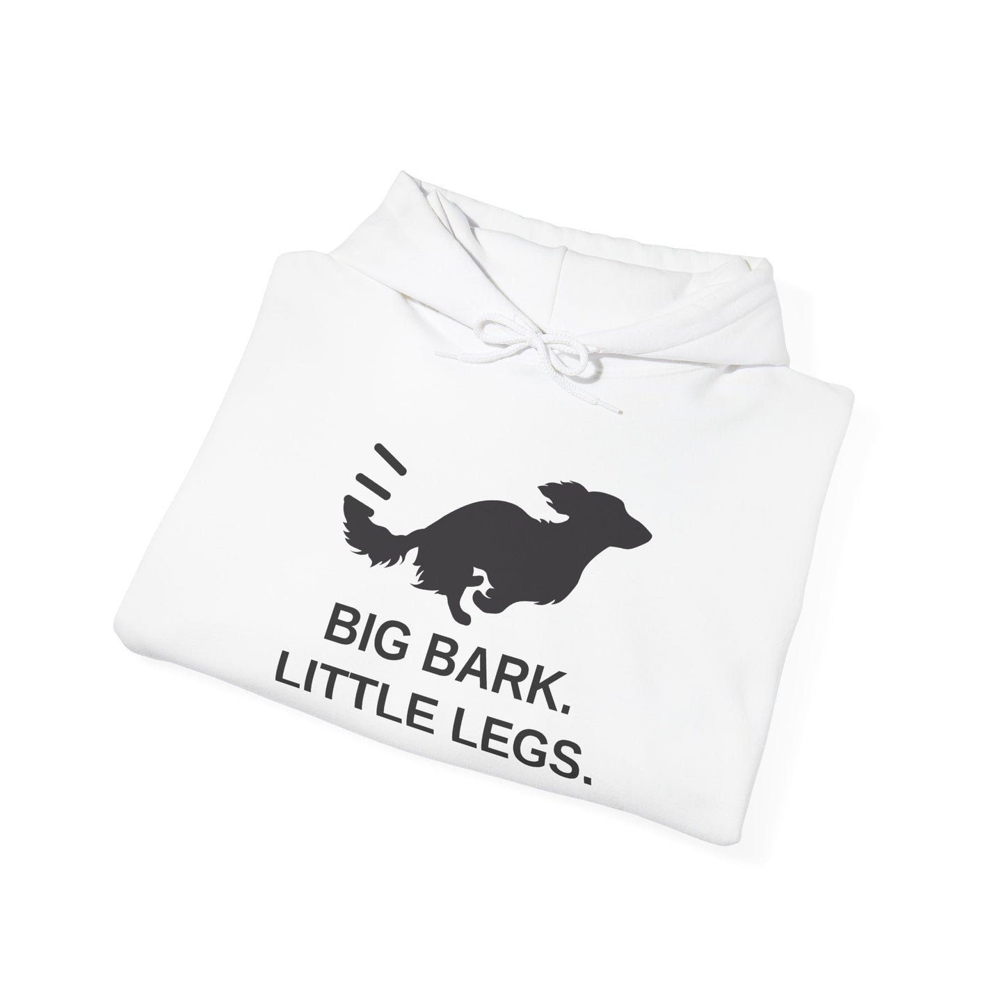 Dog Hoodie – “Big Bark. Little Legs.” Dachshund Sweatshirt