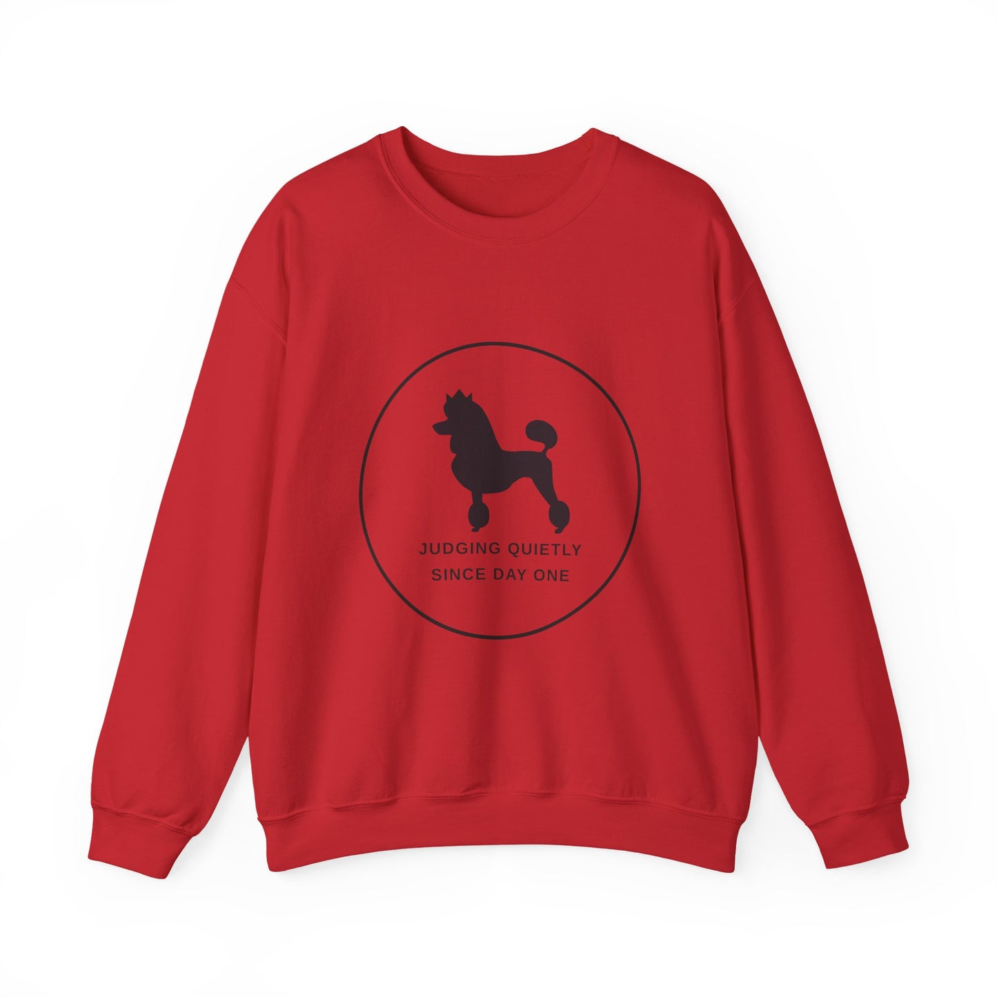 Judging Quietly Poodle Crewneck