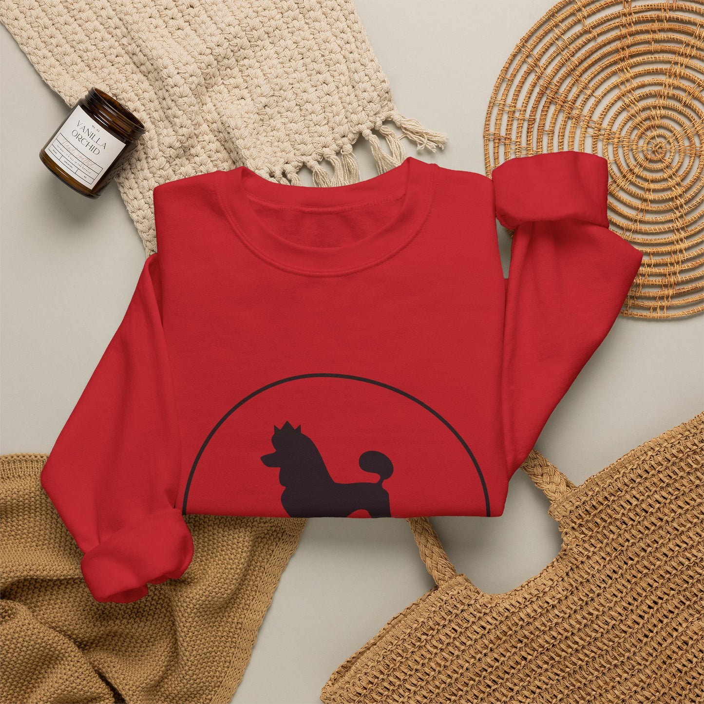 Judging Quietly Poodle Crewneck