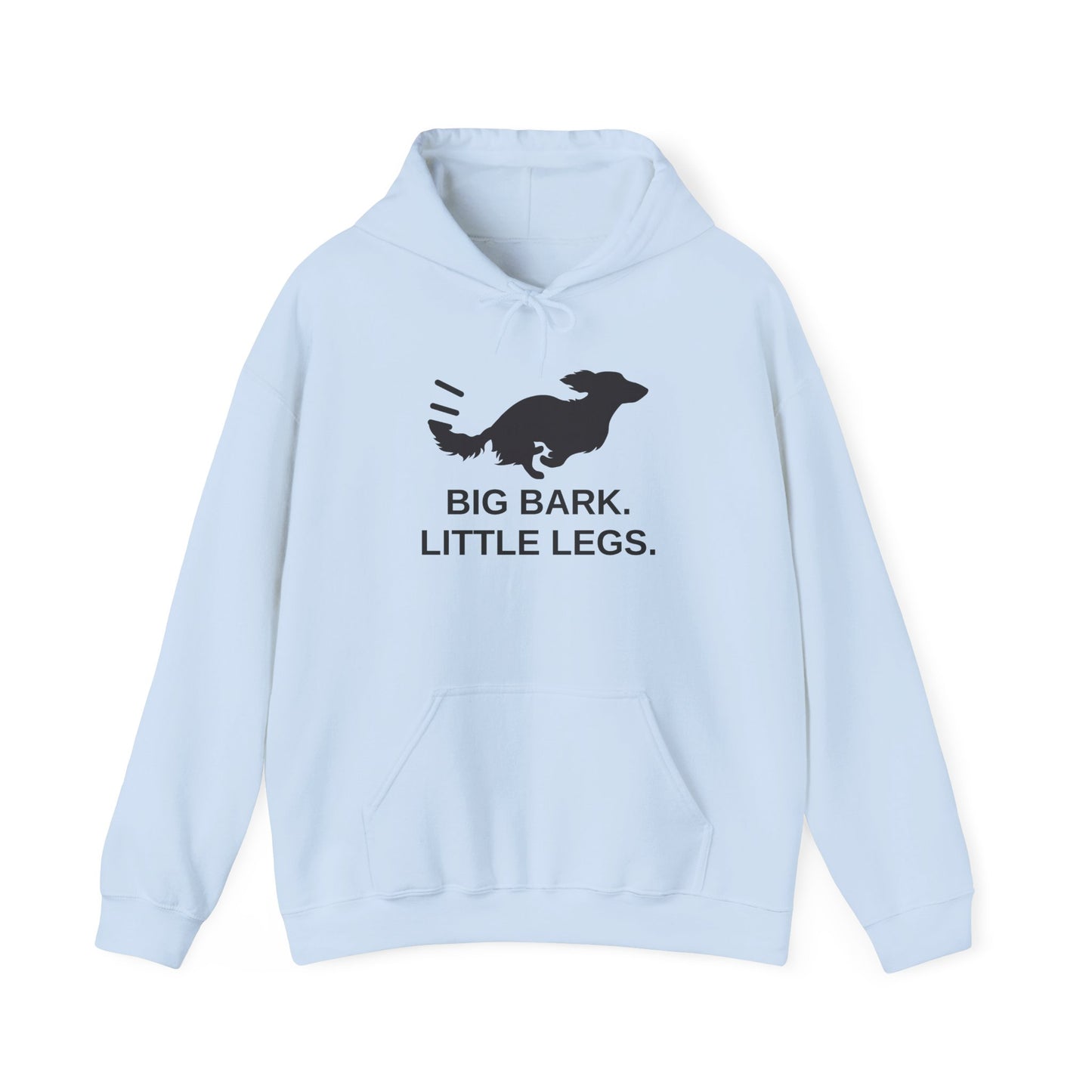 Dog Hoodie – “Big Bark. Little Legs.” Dachshund Sweatshirt