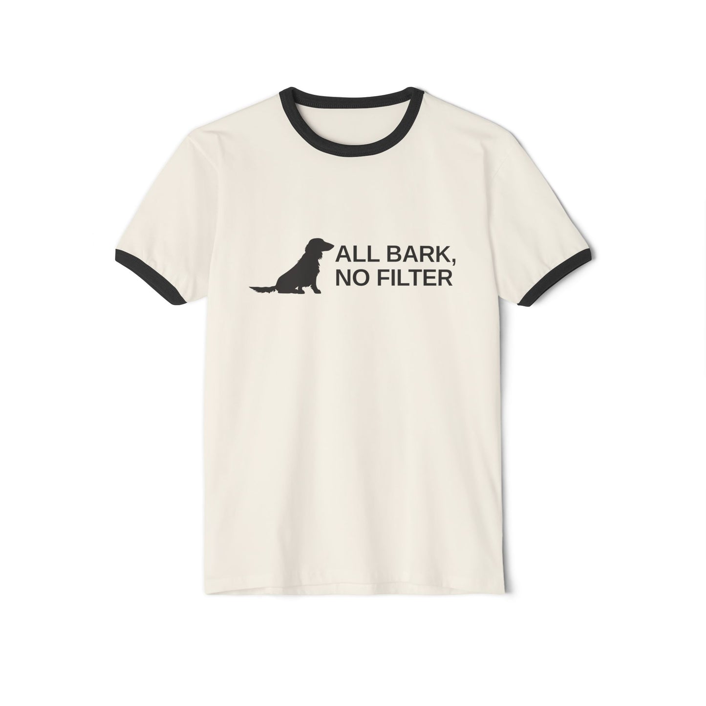 All Bark, No Filter Ringer Tee