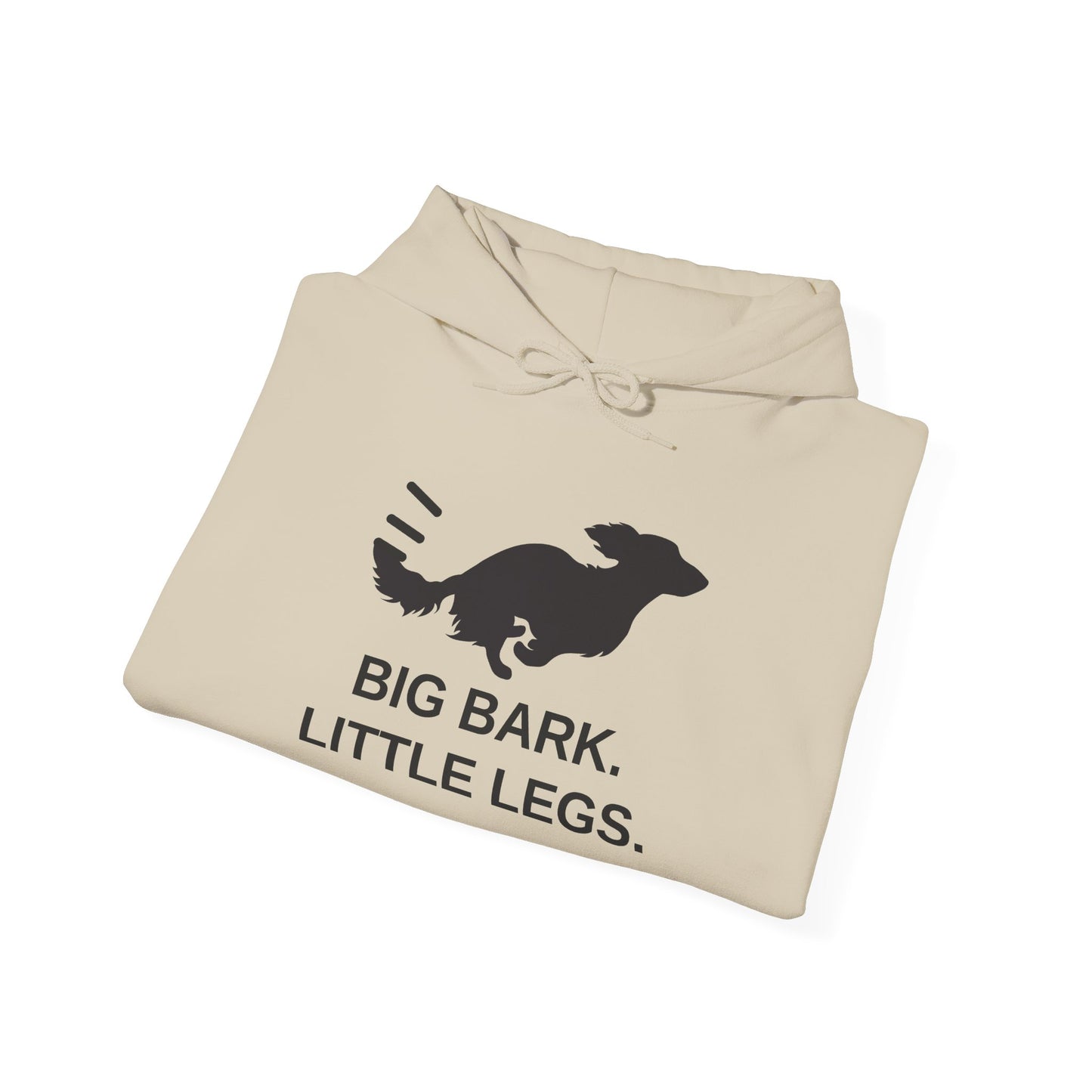 Dog Hoodie – “Big Bark. Little Legs.” Dachshund Sweatshirt
