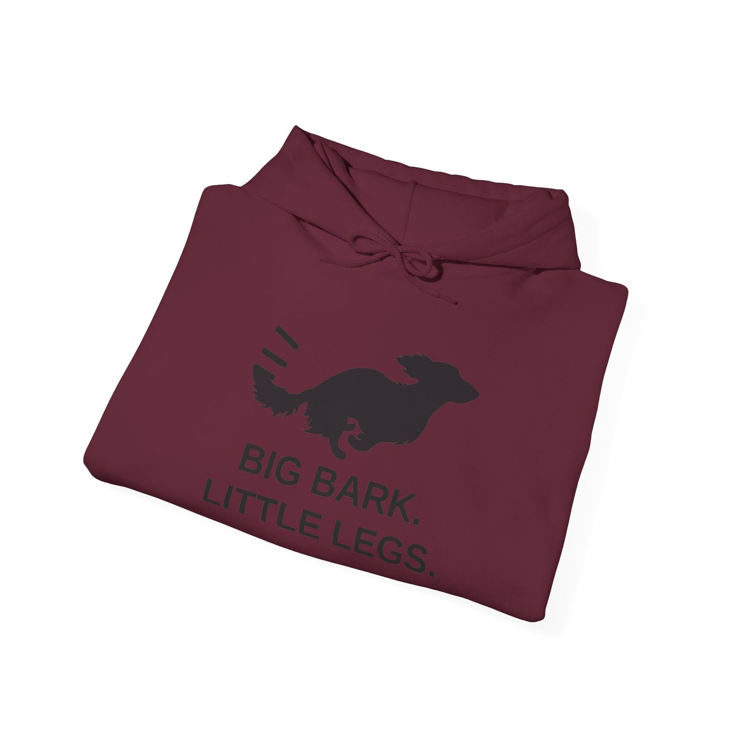 Dog Hoodie – “Big Bark. Little Legs.” Dachshund Sweatshirt