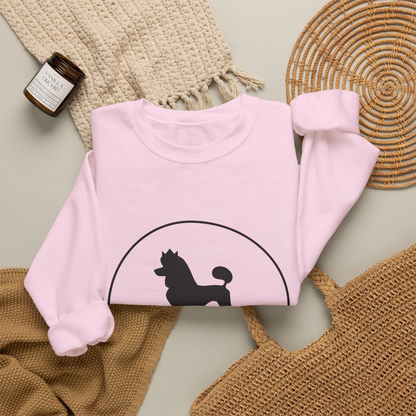 Judging Quietly Poodle Crewneck