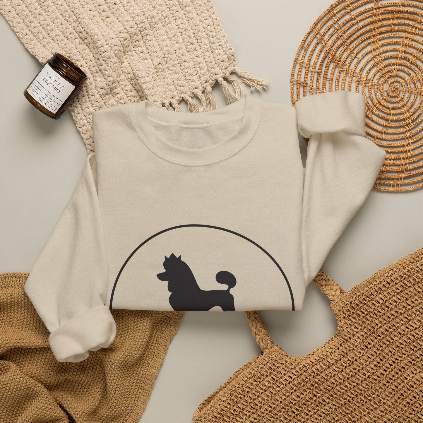 Judging Quietly Poodle Crewneck