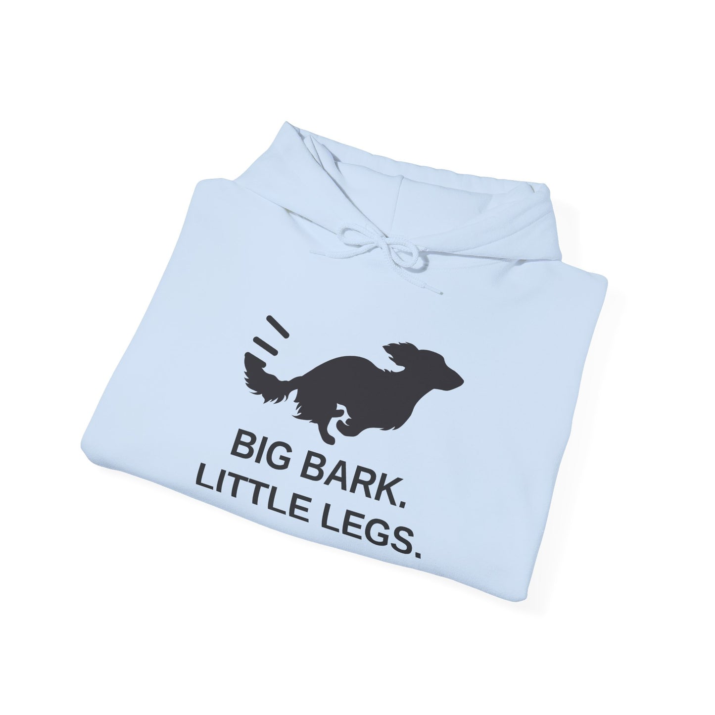 Dog Hoodie – “Big Bark. Little Legs.” Dachshund Sweatshirt