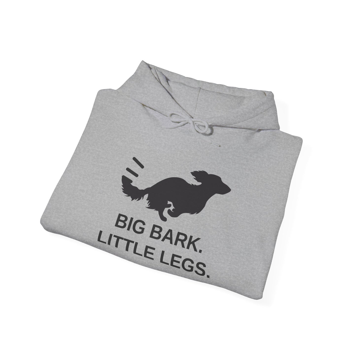 Dog Hoodie – “Big Bark. Little Legs.” Dachshund Sweatshirt