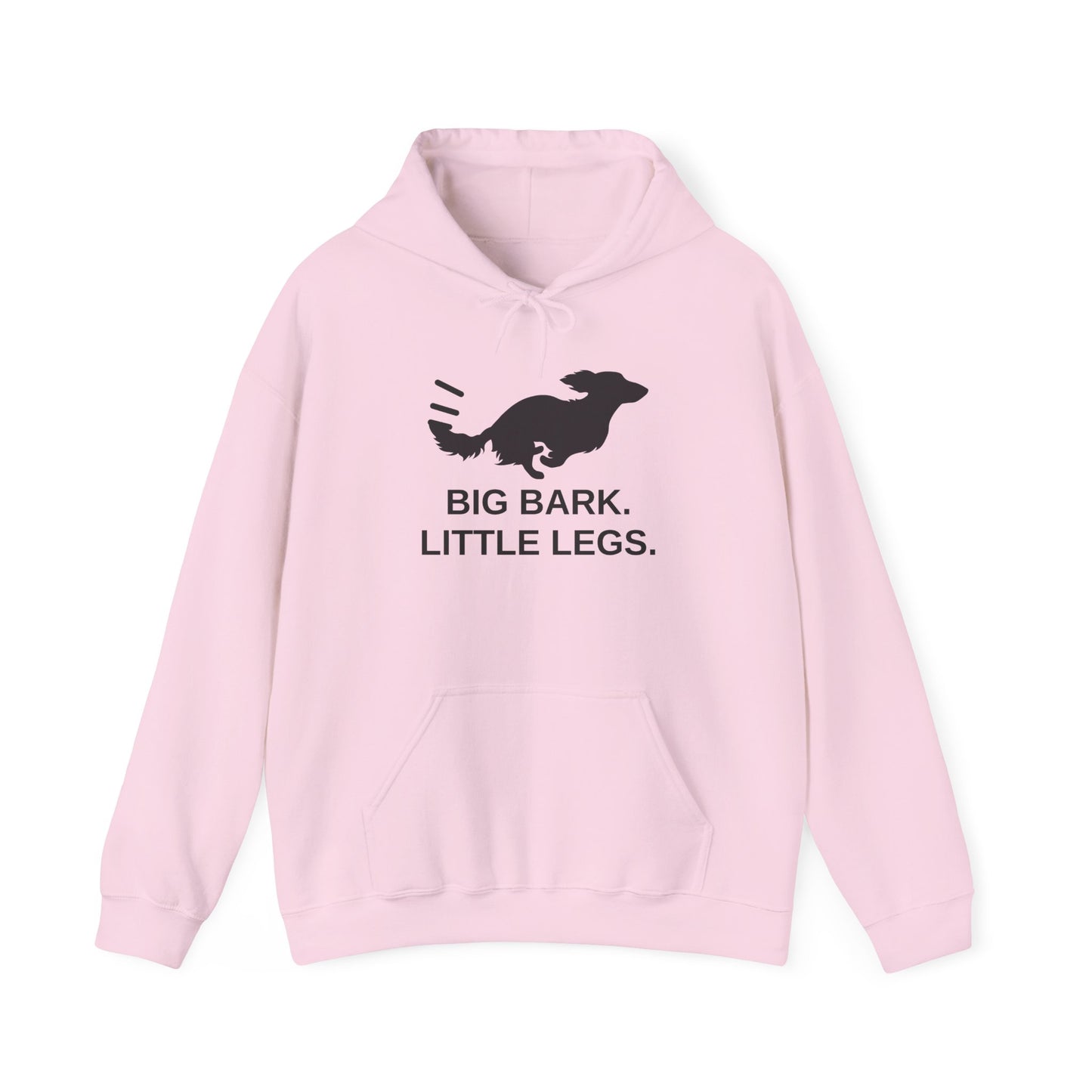Dog Hoodie – “Big Bark. Little Legs.” Dachshund Sweatshirt