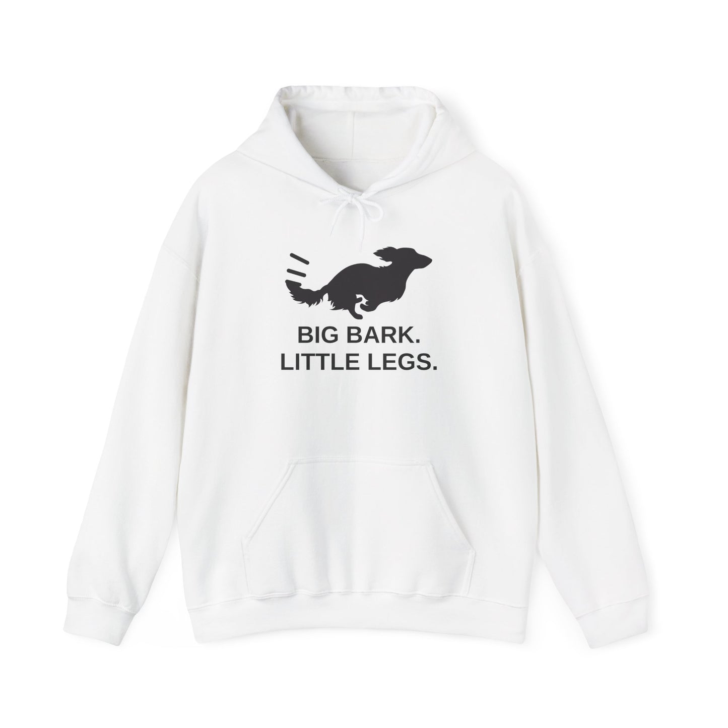 Dog Hoodie – “Big Bark. Little Legs.” Dachshund Sweatshirt