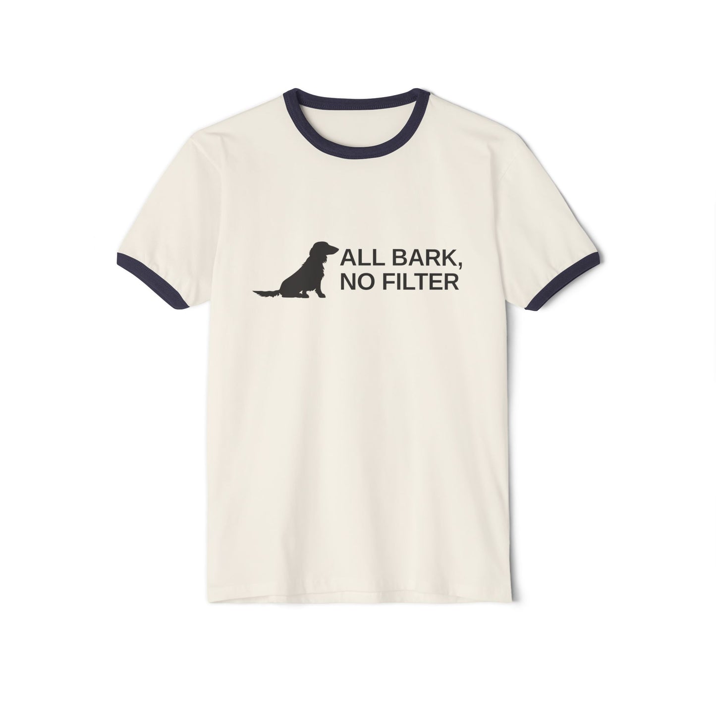 All Bark, No Filter Ringer Tee