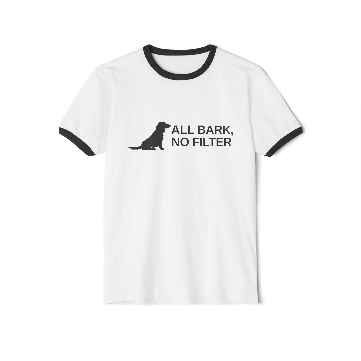 All Bark, No Filter Ringer Tee