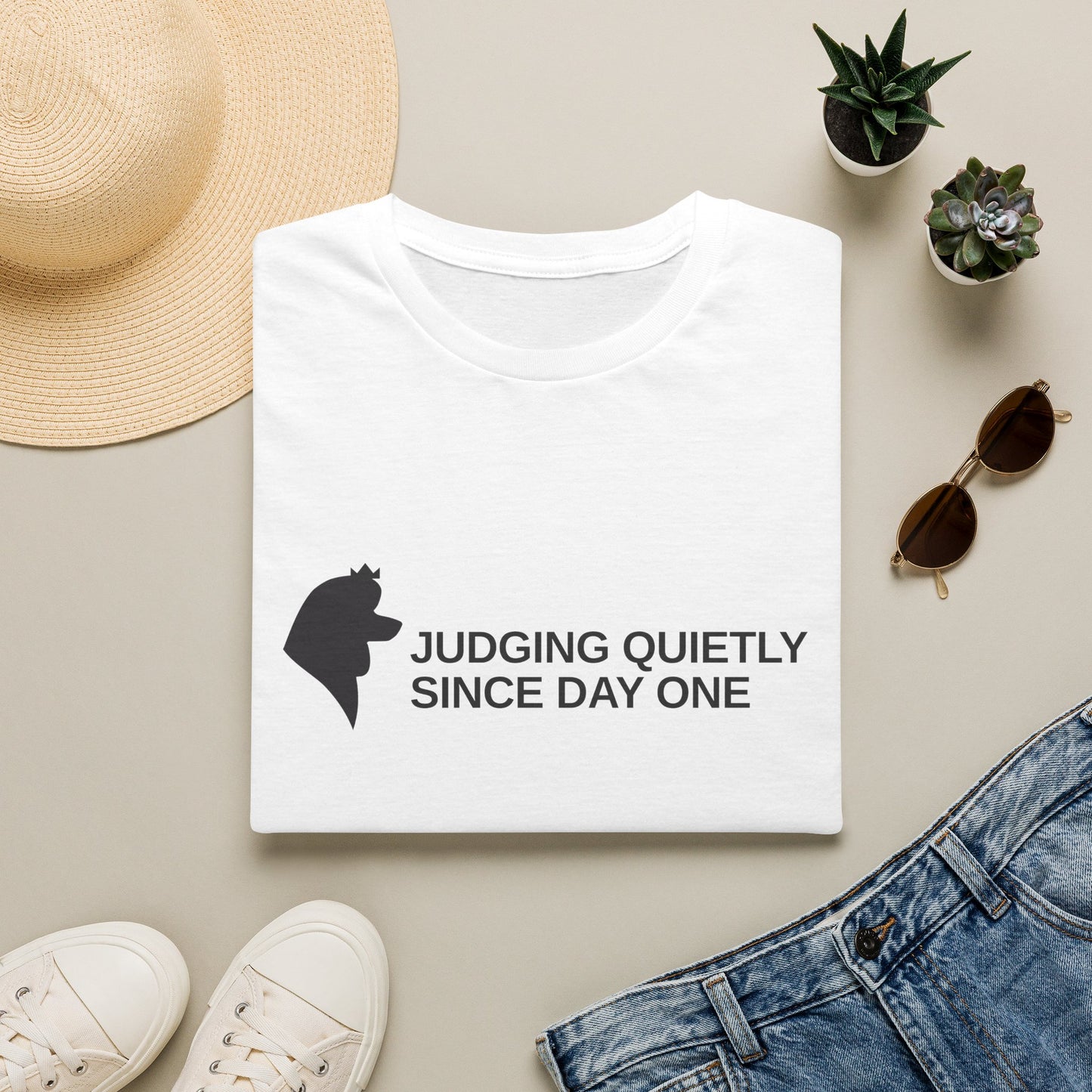 Judging Quietly Tee