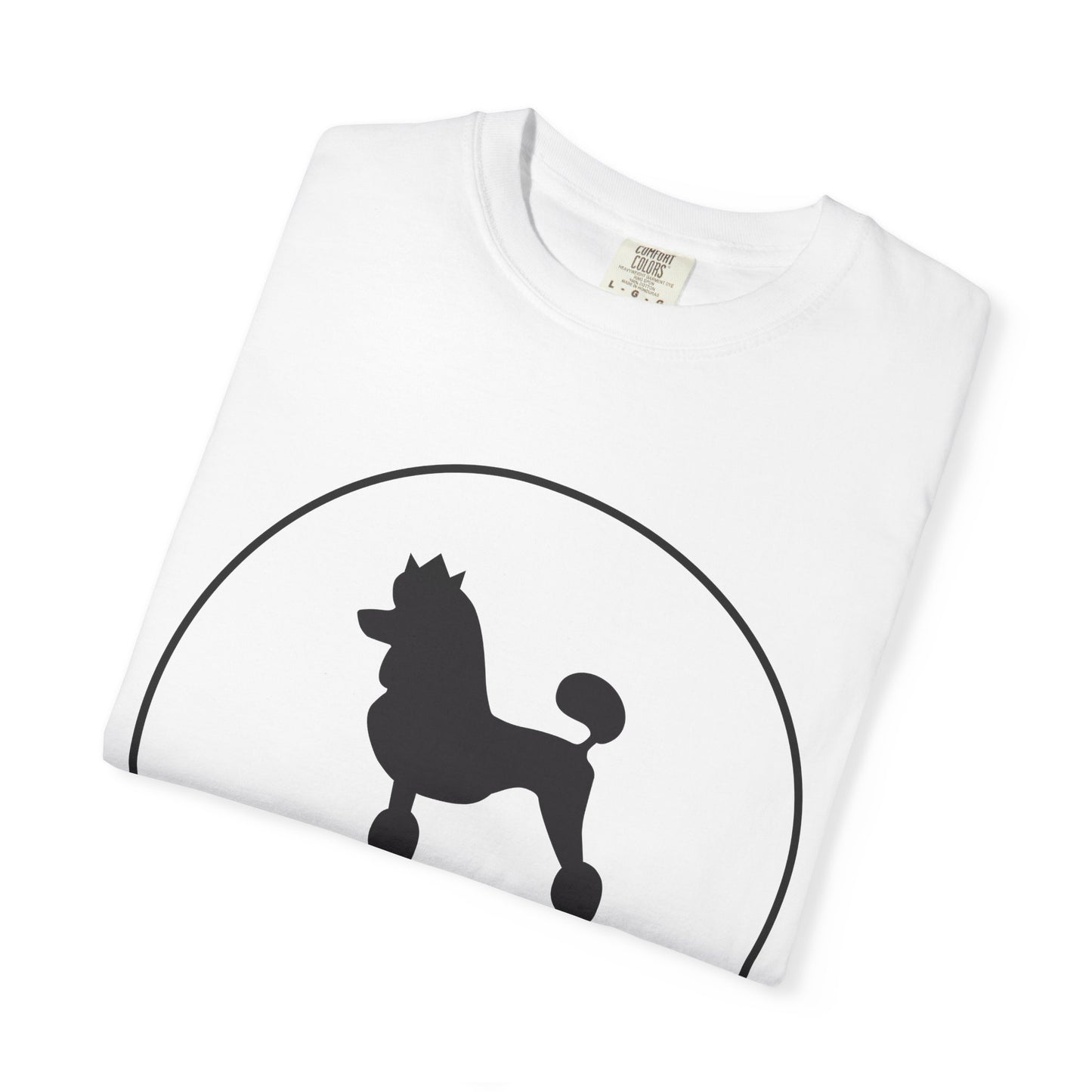 Judging Quietly Poodle Tee