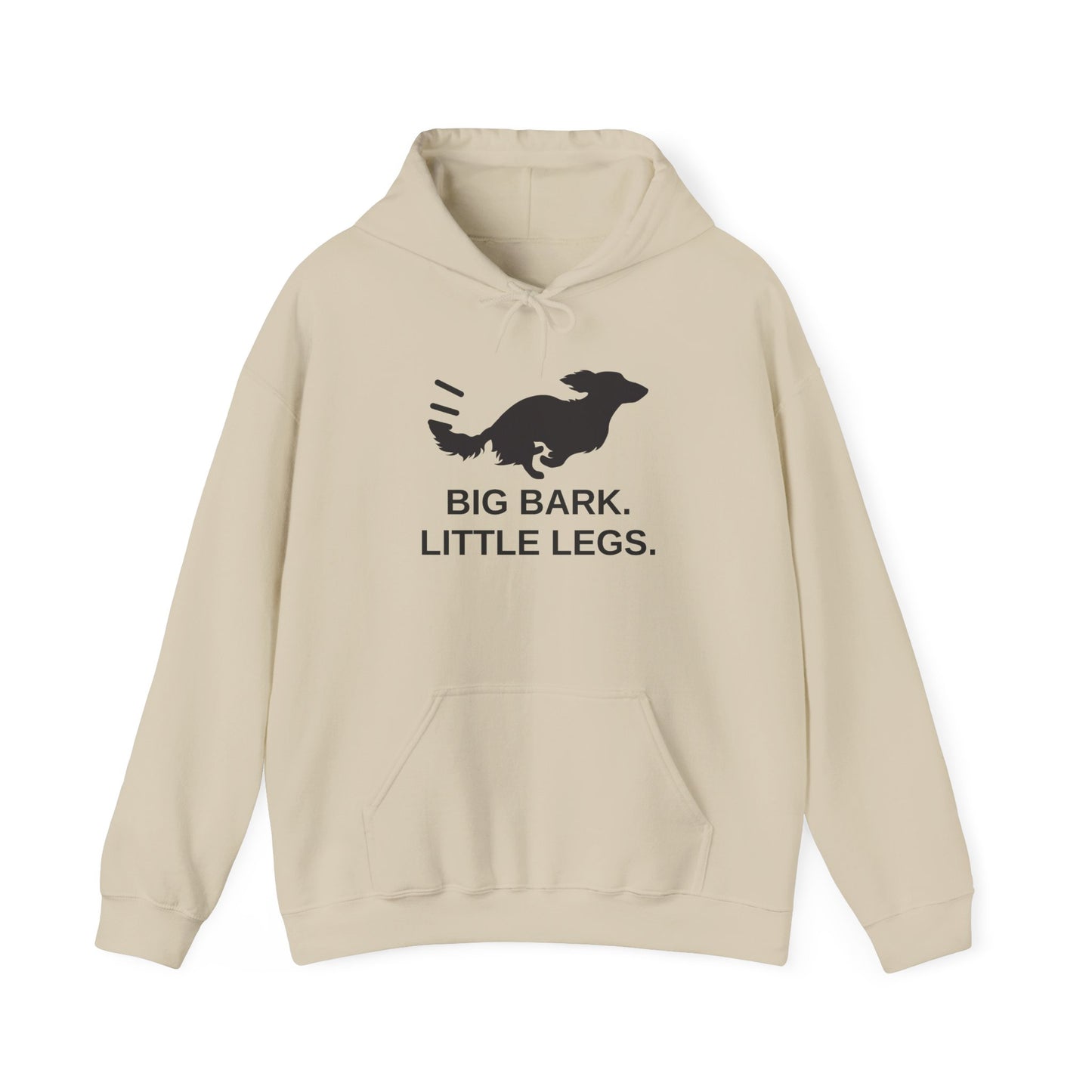 Dog Hoodie – “Big Bark. Little Legs.” Dachshund Sweatshirt