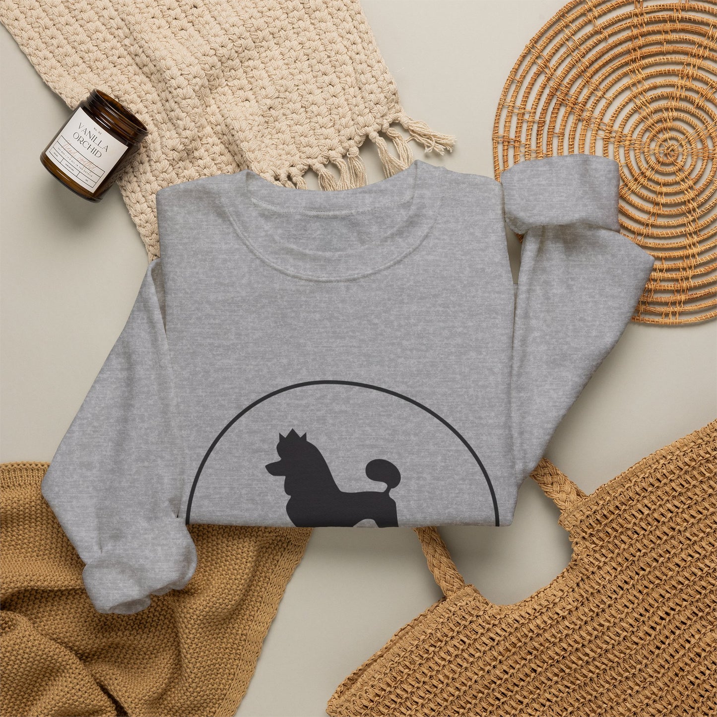 Judging Quietly Poodle Crewneck