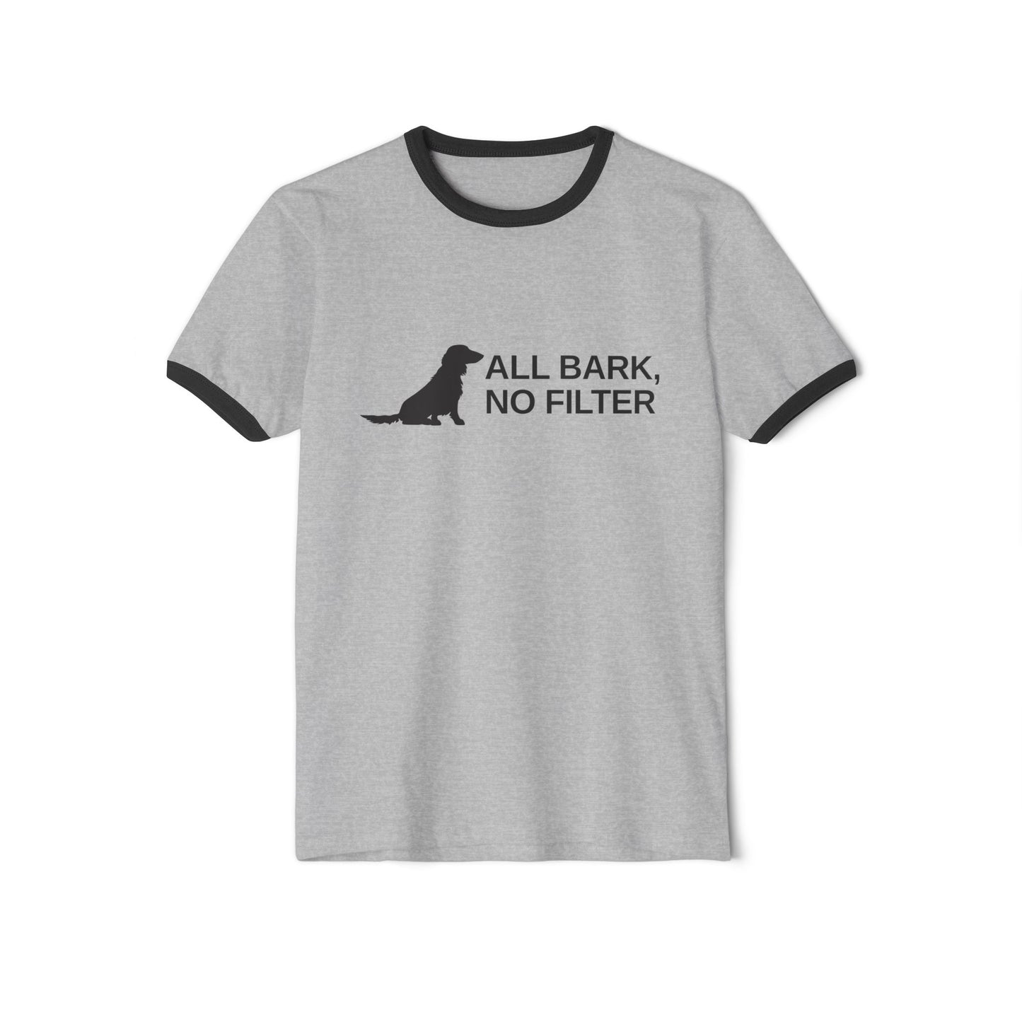 All Bark, No Filter Ringer Tee