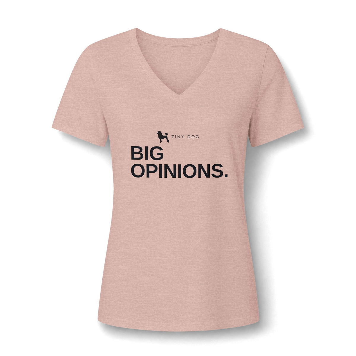 Women's Relaxed Heather CVC V-Neck Tee - product photo 17 of 28
