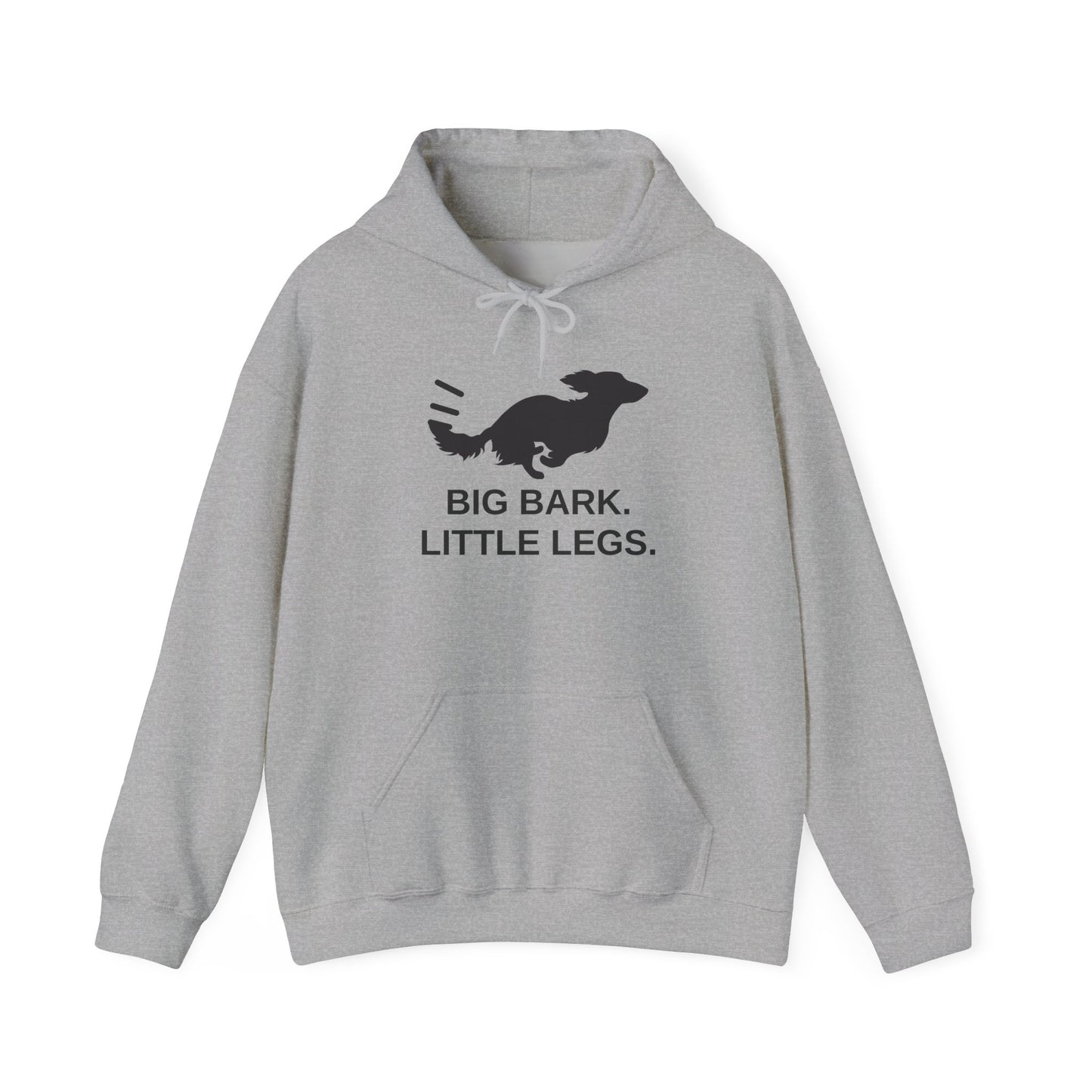 Dog Hoodie – “Big Bark. Little Legs.” Dachshund Sweatshirt