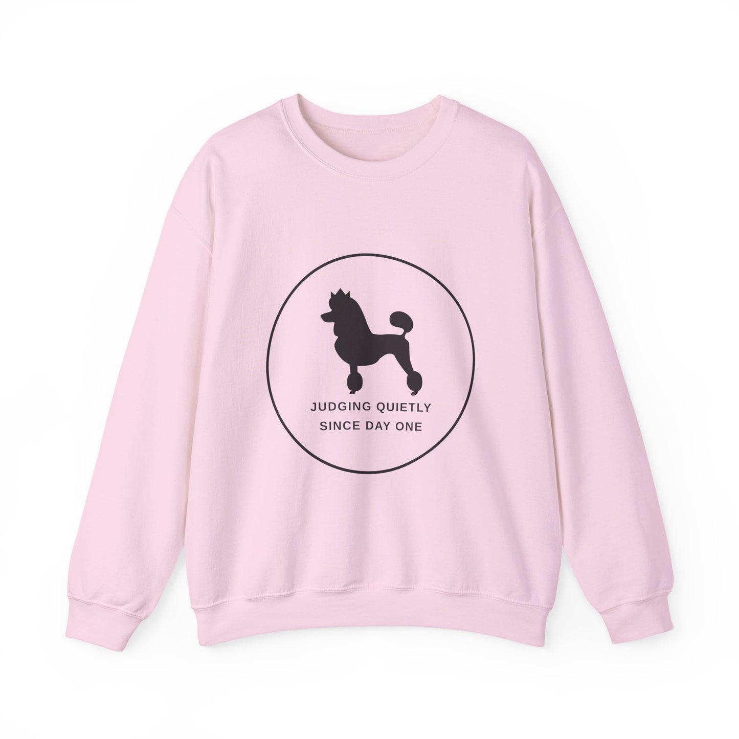 Judging Quietly Poodle Crewneck