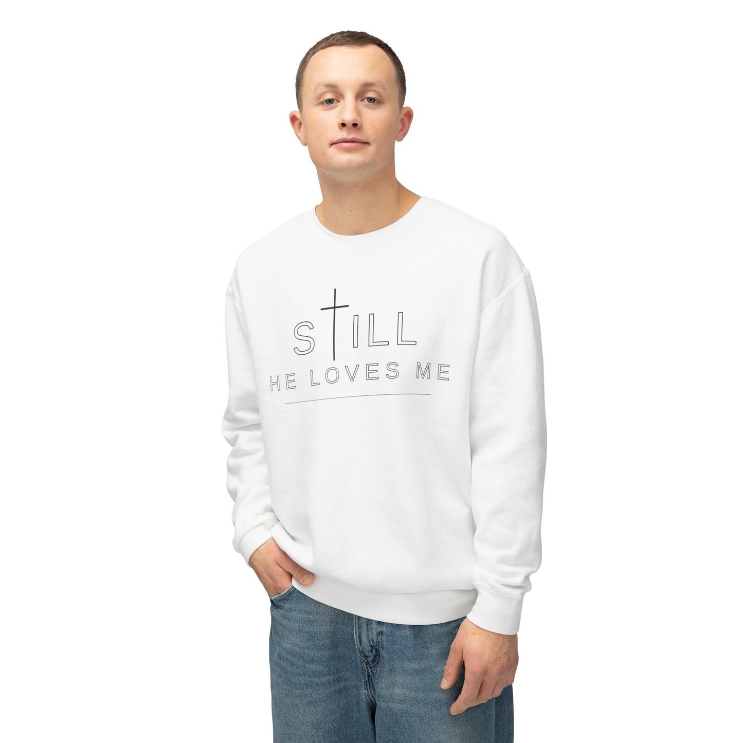 Still He Loves Me Crewneck