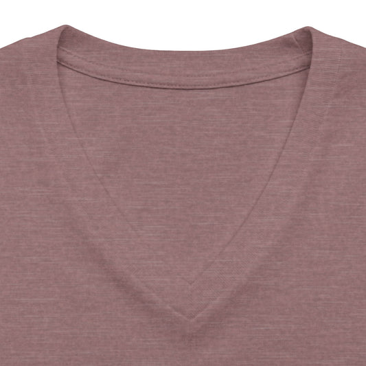 Women's Relaxed Heather CVC V-Neck Tee - product photo 2 of 28